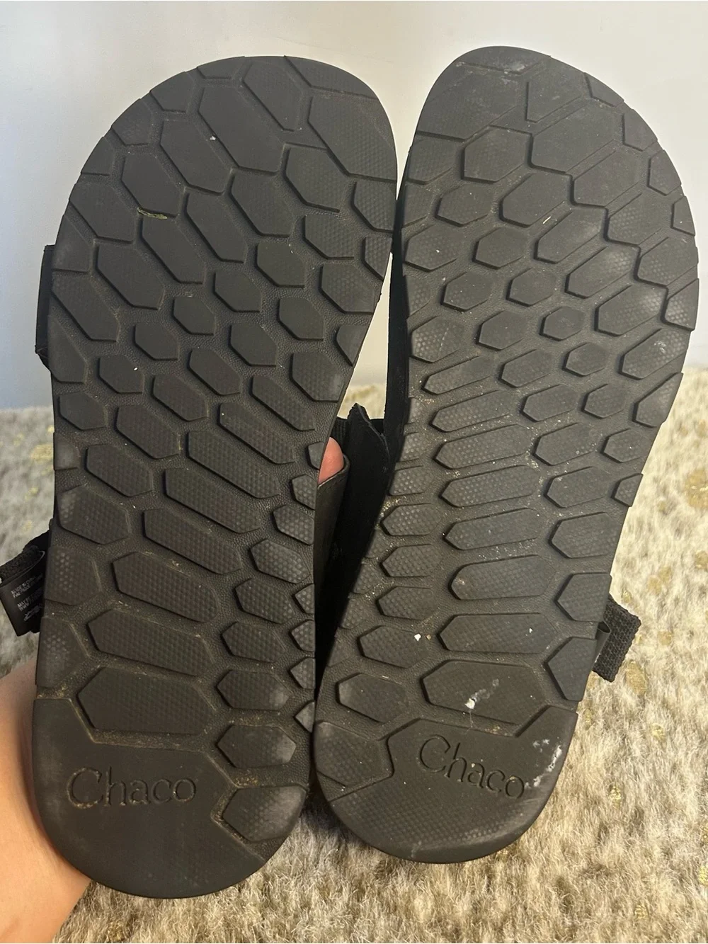 Chaco Black Sandals Mens Size 9